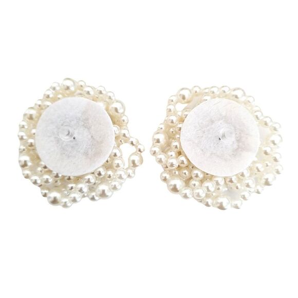 Faux pearl Earrings White dainty stud coquette wedding evening party💖 2/$30 - Picture 13 of 16